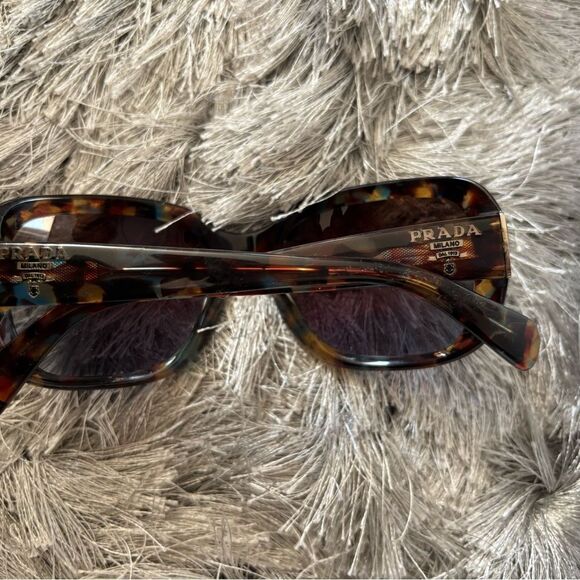 Prada PR 17PS Sunglasses oversize gradient dress glasses round accessory eyewear - Picture 6 of 10